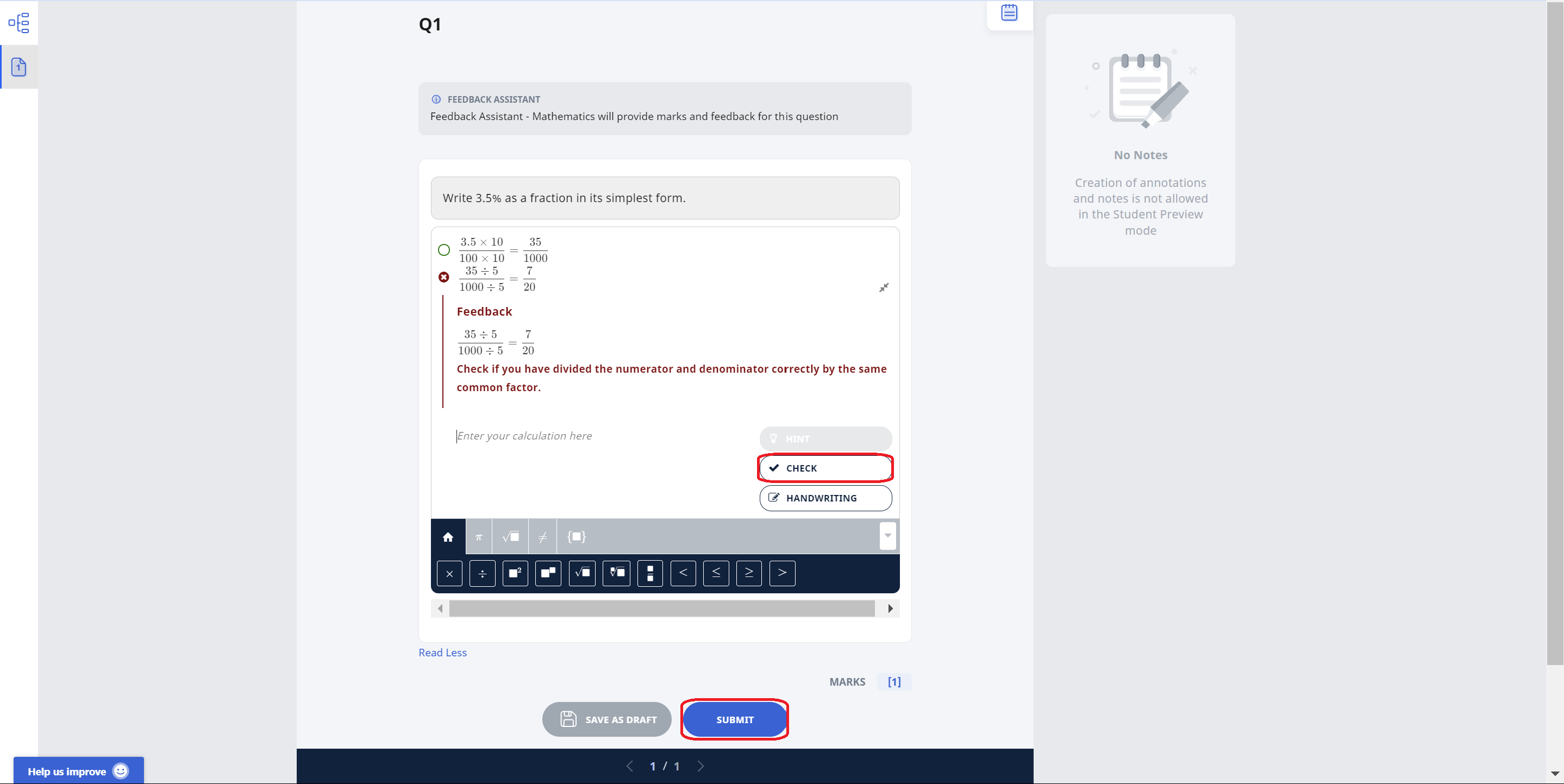 (D1) About Feedback Assistant - Mathematics (FA-Math)