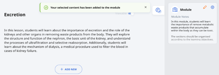 Use Authoring Copilot to create New Sections
