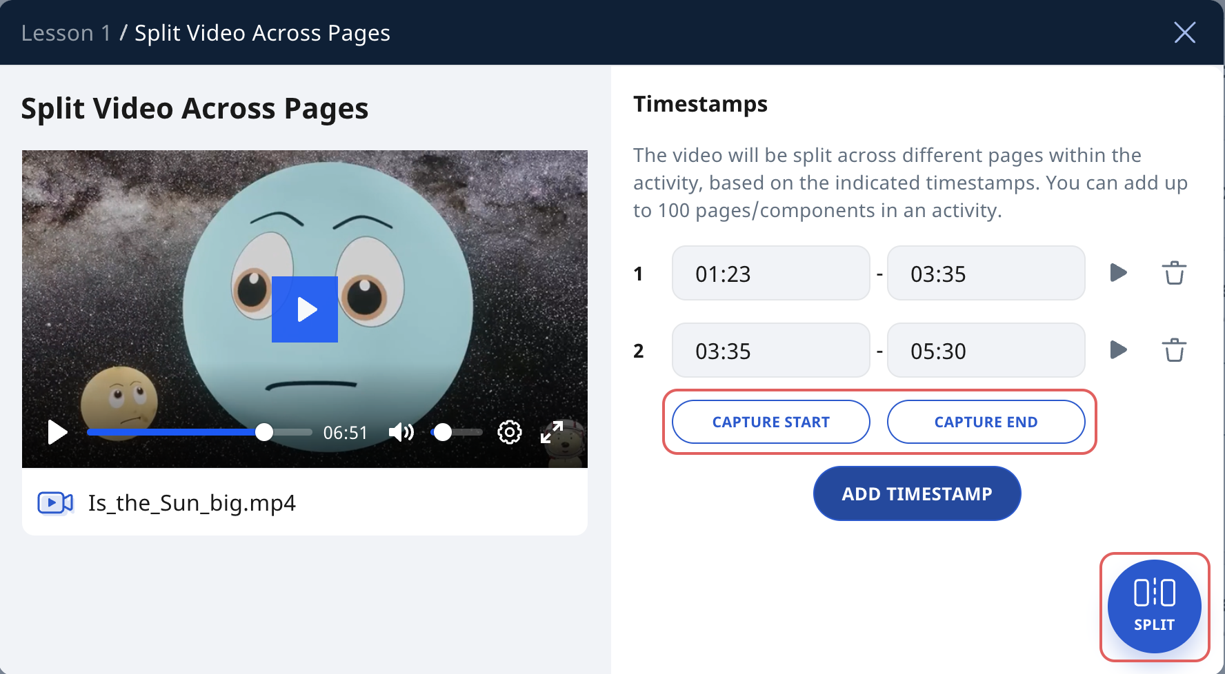 Add Split-page Media
