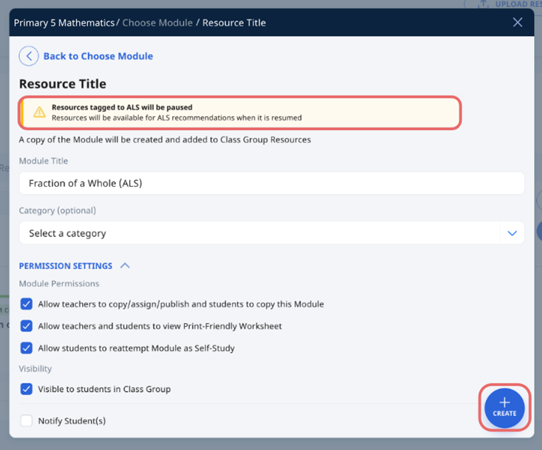 Tag Resources to Adaptive Learning System