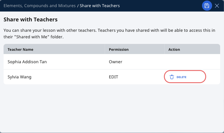 View Modules Shared with Me