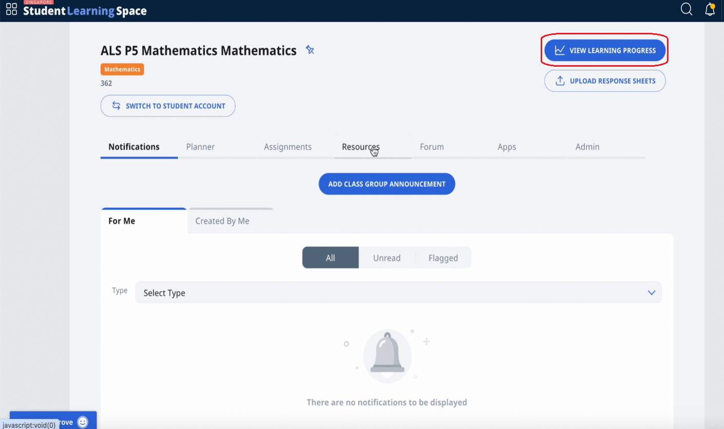 (A2,4) View ALS Learning Progress